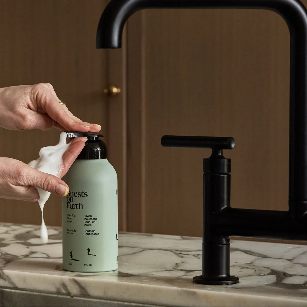 Guest on Earth Foaming Hand Soap Starter Kit, Citrus Oasis